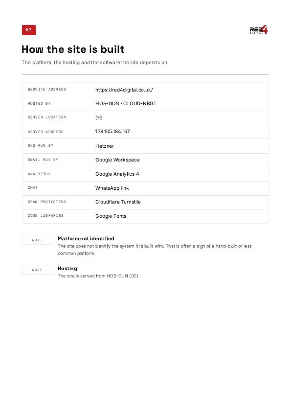 Page 5 of the sample report