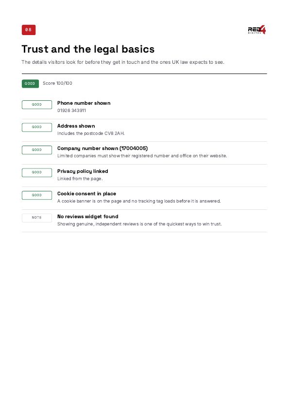 Page 10 of the sample report