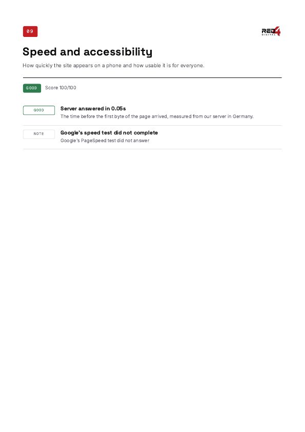 Page 11 of the sample report